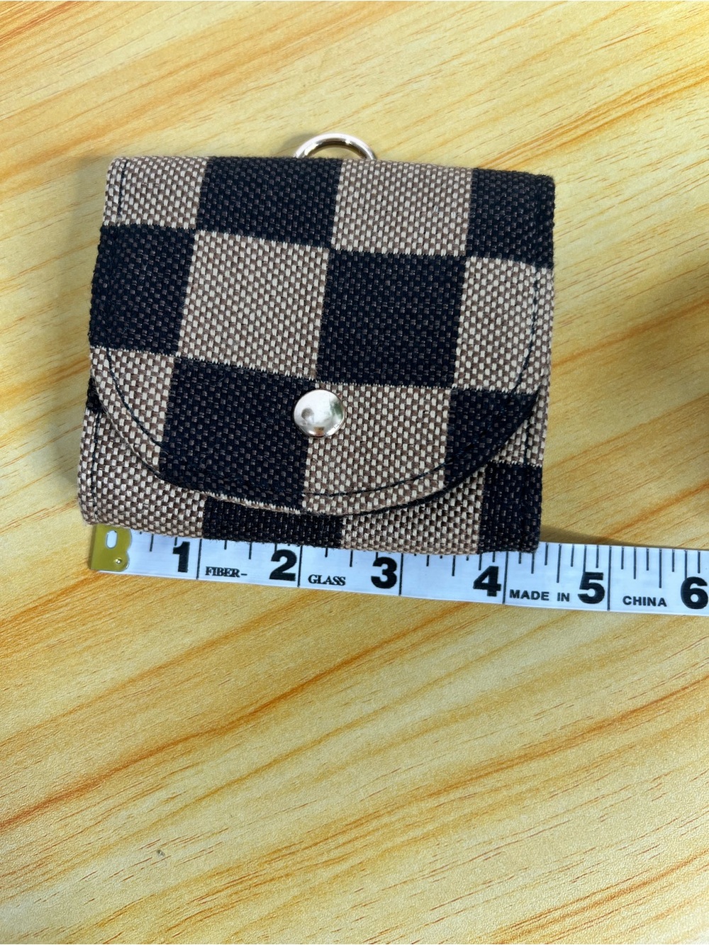 SHEIN Checkered Crossbody and Mini Wallet - Picture 4 of 12